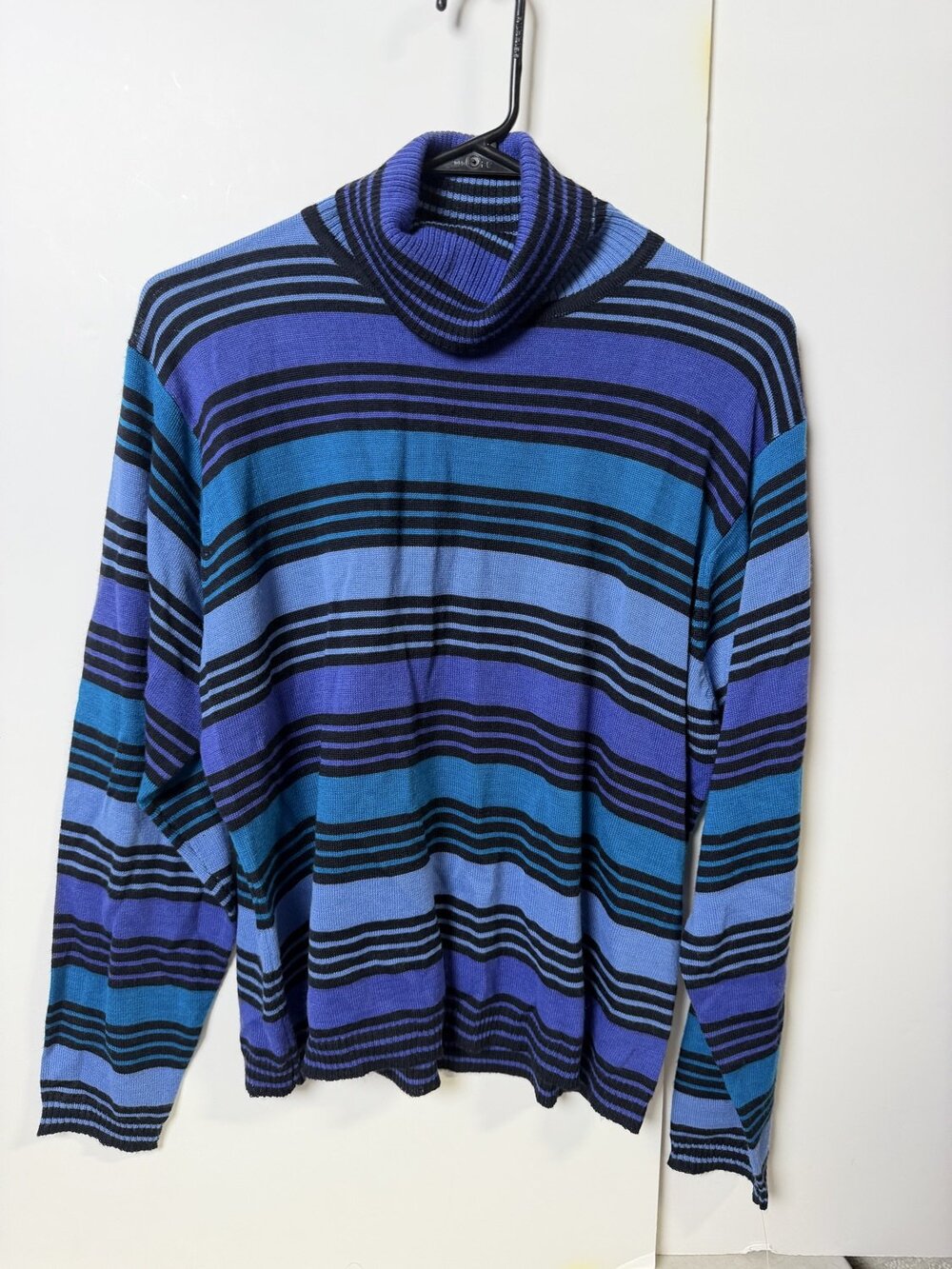 NWT Pendleton Sweater Vintage Womens Blue Turtleneck Long Sleeve Classic Size XL